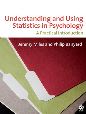 cover image of Understanding and Using Statistics in Psychology